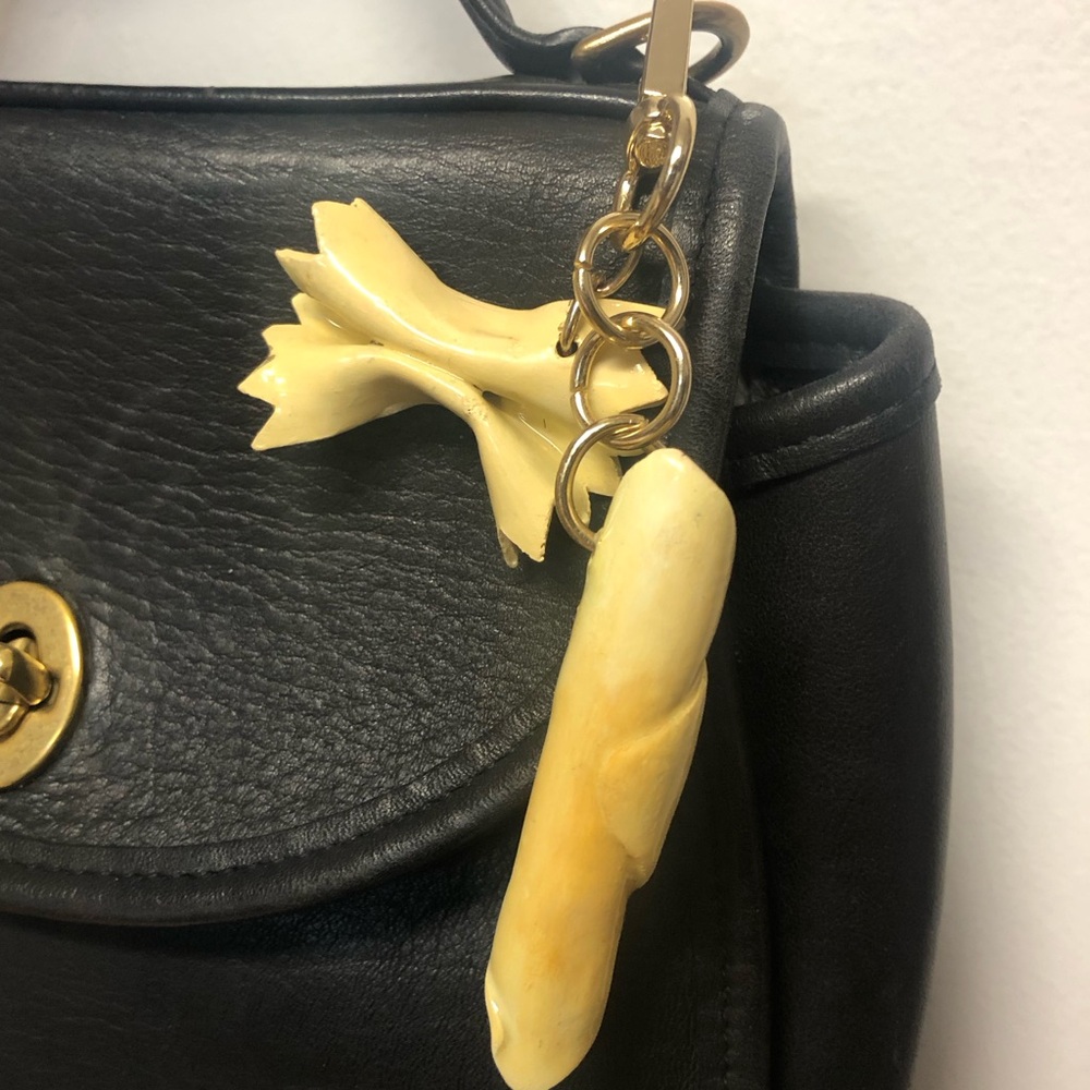 Handmade pasta keychain